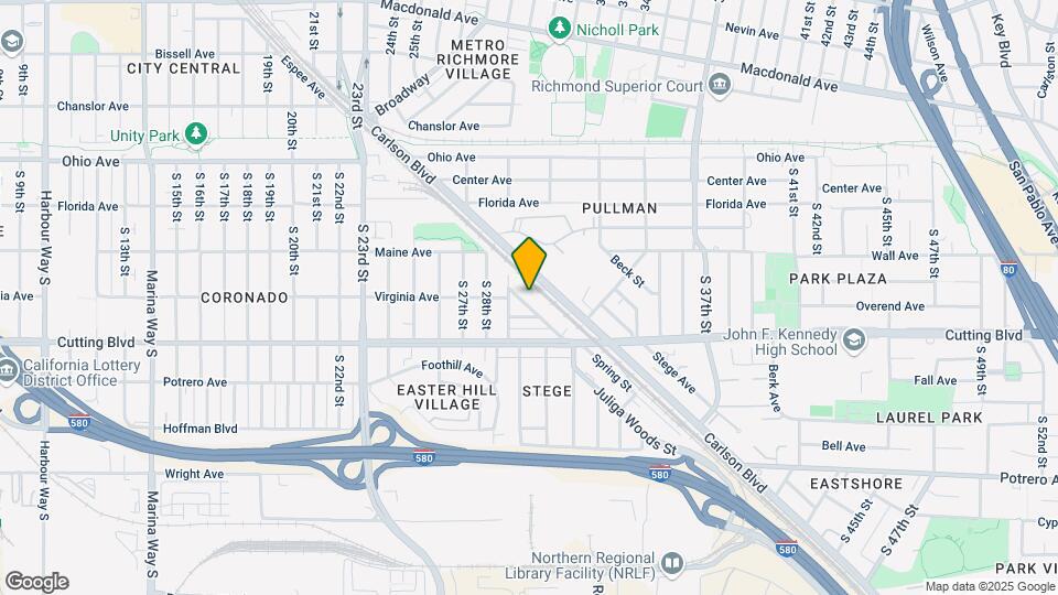 424 Spring St Map and Location Details