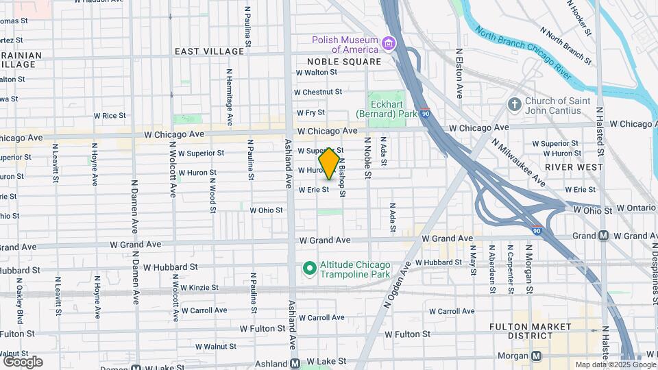 1462 W Erie St Mapa y Detalles de la Ubicación