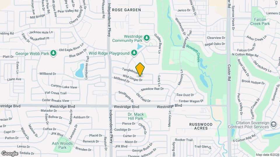 9840 Wild Ginger Dr Map and Location Details