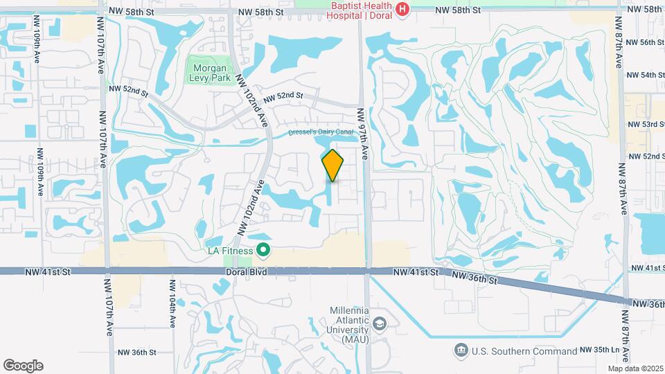 4652 NW 97th Pl Map and Location Details