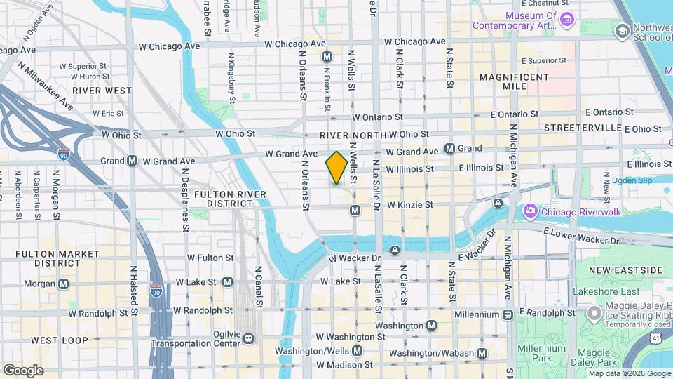 251 W Hubbard St Mapa y Detalles de la Ubicación