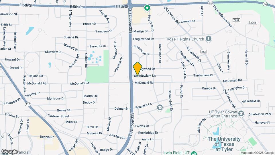 2717 Meadowlark Ln Map and Location Details