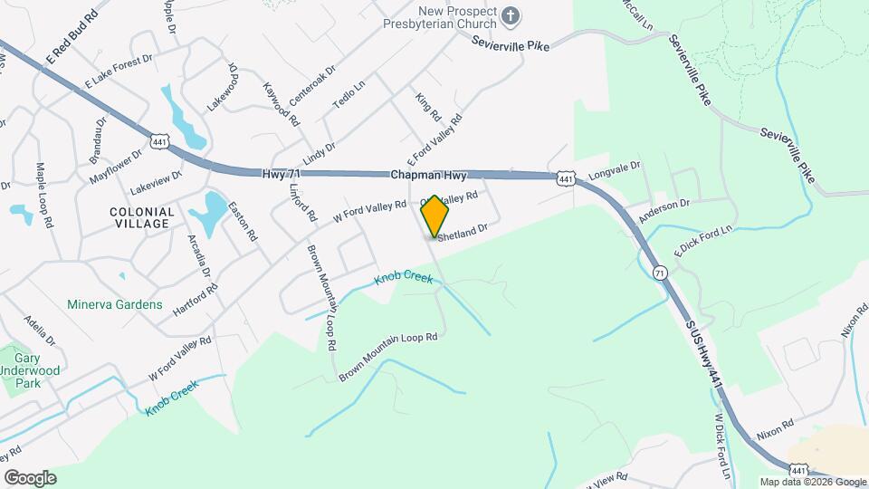 6400 Shetland Dr Map and Location Details