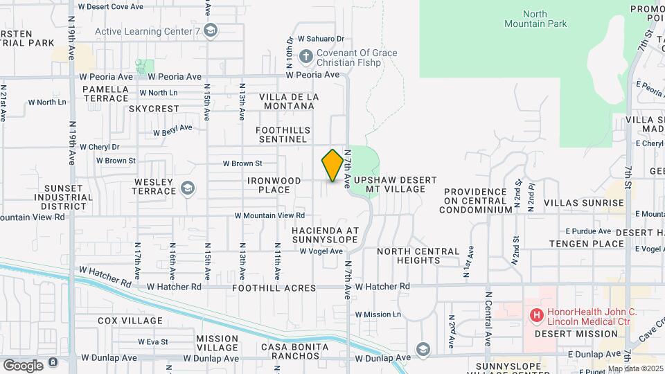 721 W Cinnabar Ave Map and Location Details