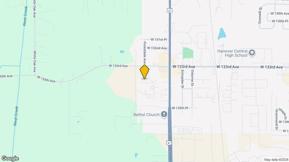 11506 W 133rd Ln Map and Location Details