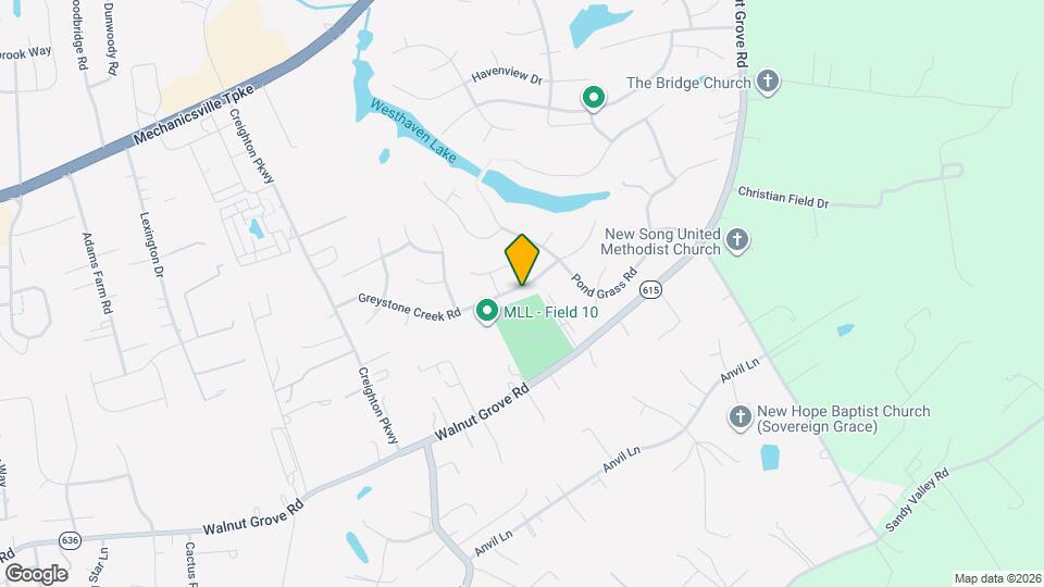 6303 Greystone Creek Rd Map and Location Details