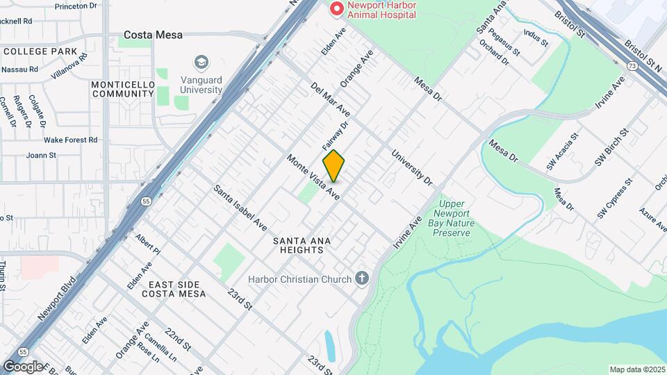284 Monte Vista Ave Map and Location Details