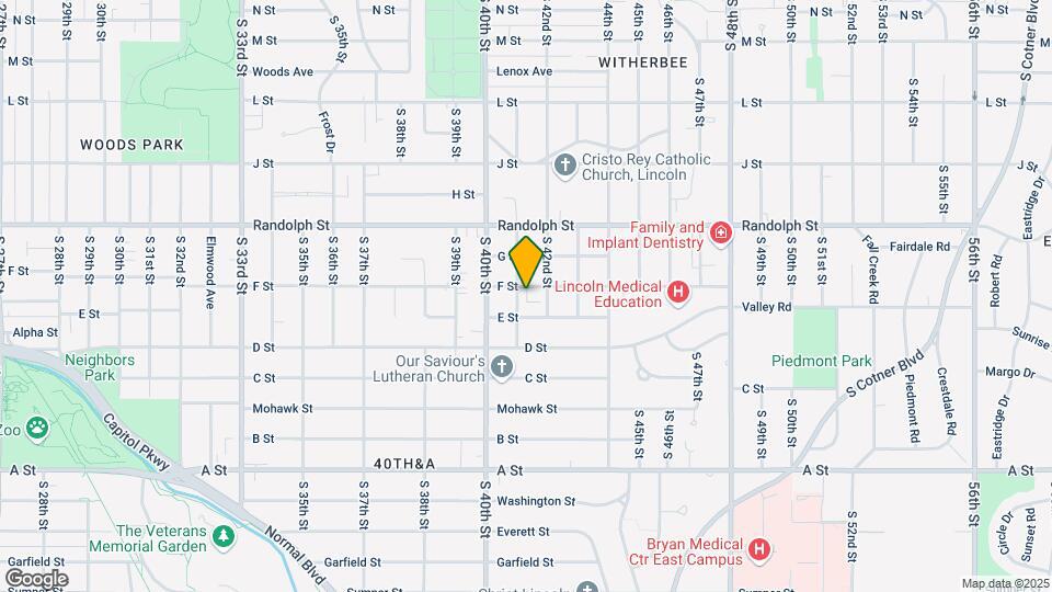 4107 F St Map and Location Details