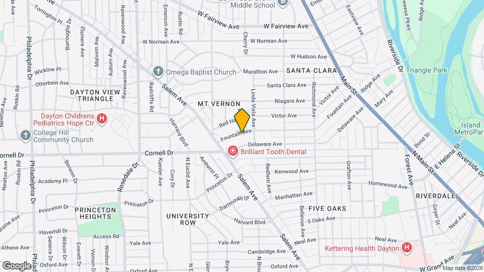 432 Fountain Ave Map and Location Details