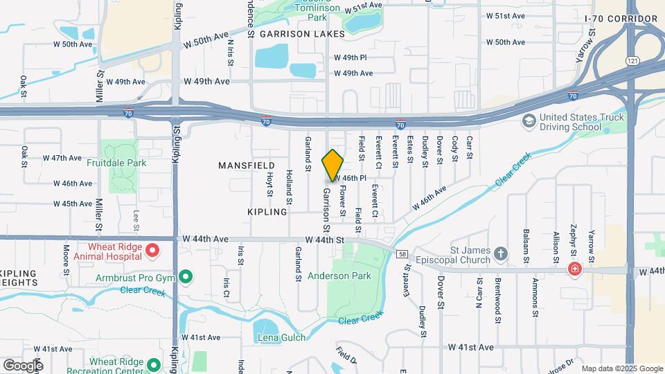 4570 Garrison St-Unit -South Map and Location Details