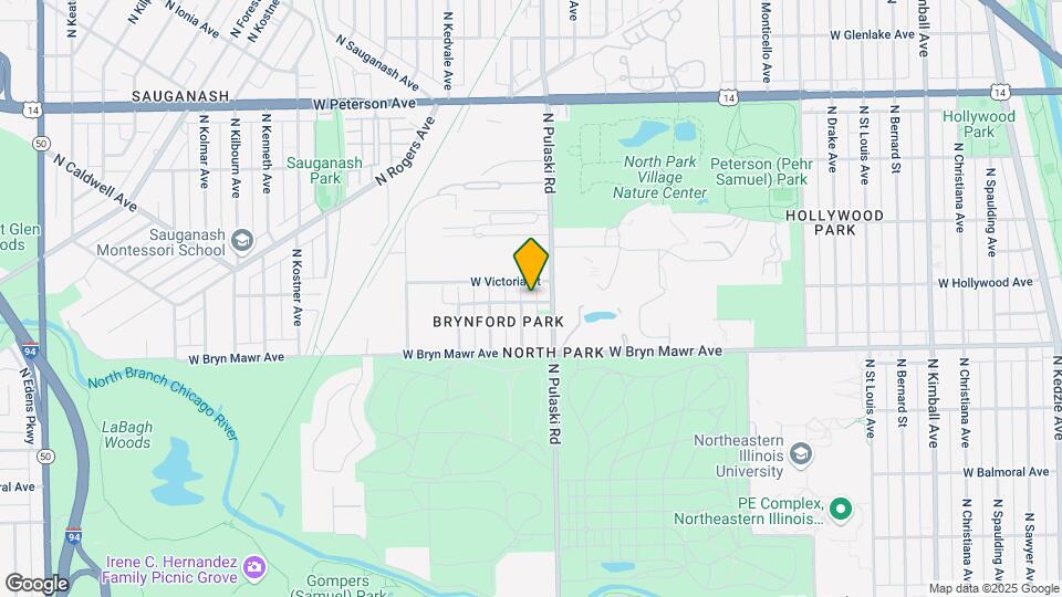5701 N Keystone Ave Map and Location Details