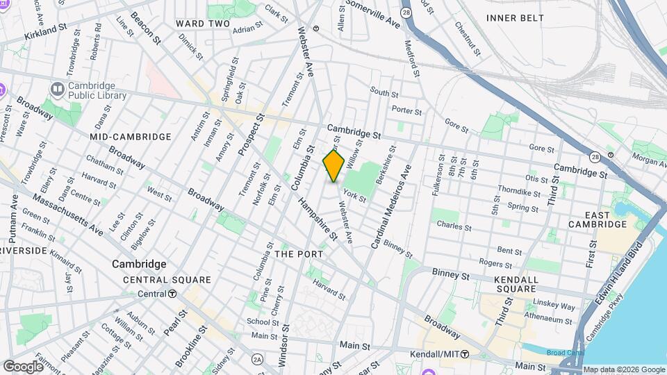 154 Webster Ave Map and Location Details