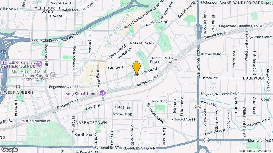 877 Edgewood Ave NE Map and Location Details