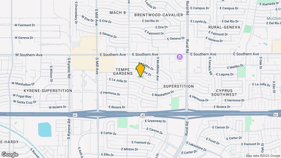 3516 S La Corta Dr Map and Location Details