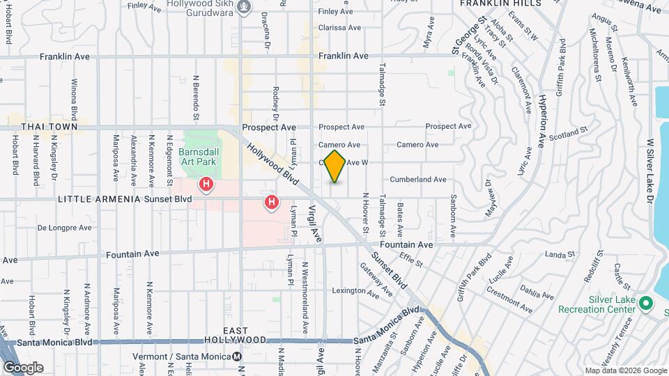 1516 Rosalia Rd Mapa y Detalles de la Ubicación