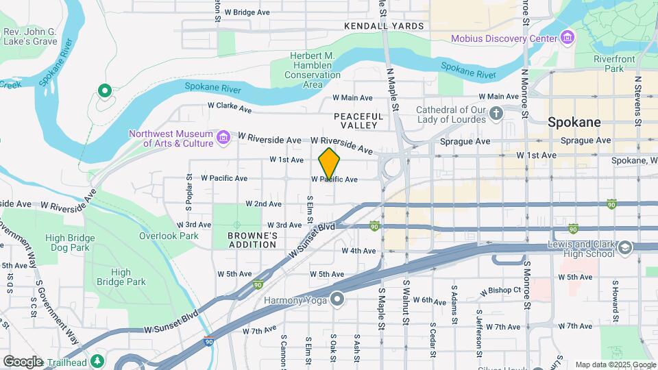 1803 W Pacific Ave Map and Location Details