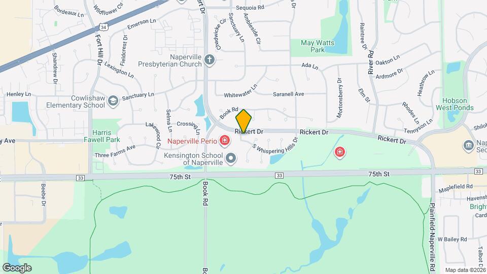 1295 Whispering Hills Dr Map and Location Details