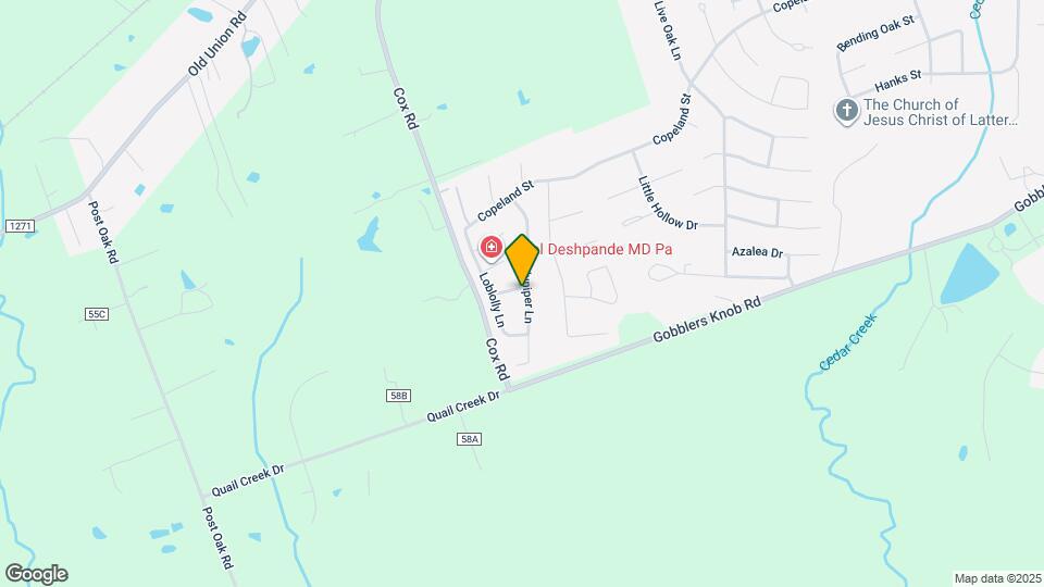 1802 Juniper Ln Map and Location Details