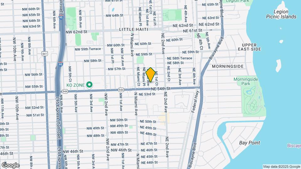 110-120 NE 55th St Map and Location Details