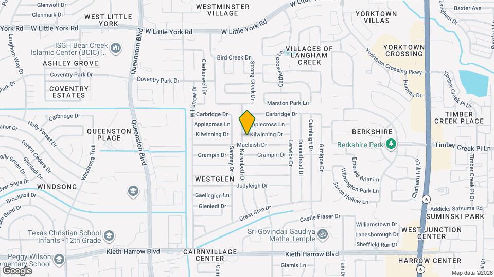 16935 Kilwinning Dr Map and Location Details