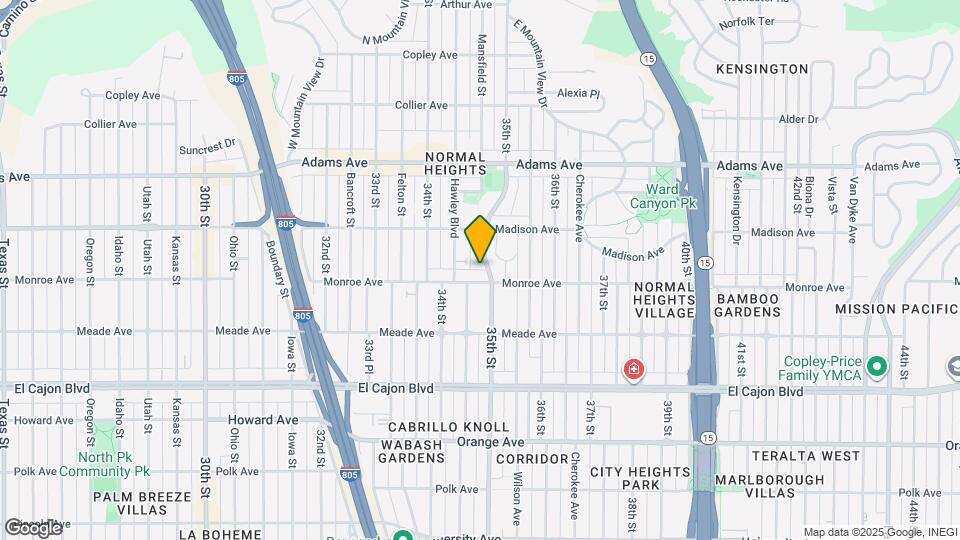 4528 35th St, Unit 4528 Mapa y Detalles de la Ubicación