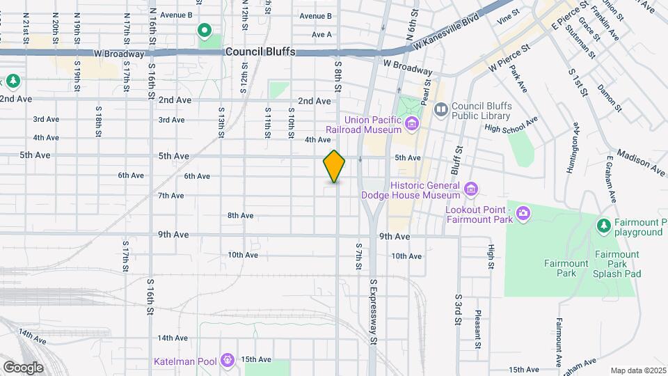 616 S 8th St-Unit -616 S 8th Map and Location Details