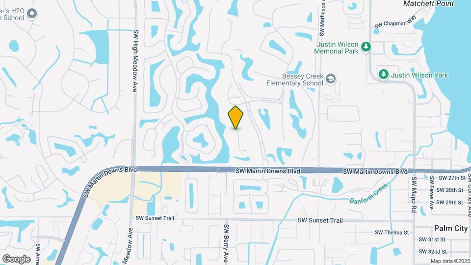 2444 SW Brookwood Ln Map and Location Details