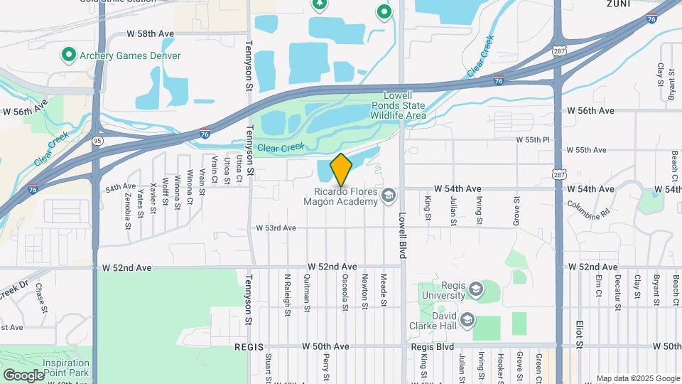 5395 Osceola St Map and Location Details