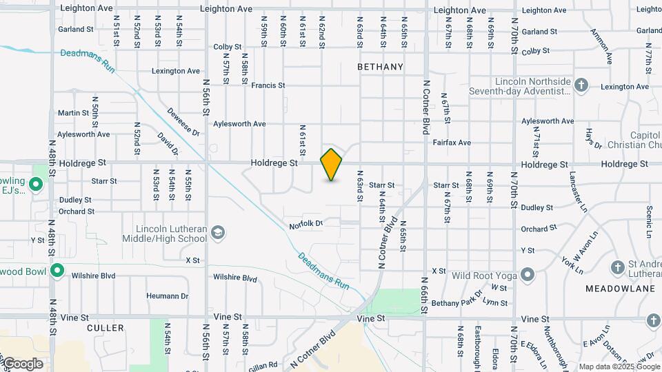 6235 Holdrege St Mapa y Detalles de la Ubicación