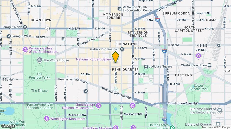 801 F St NW Map and Location Details