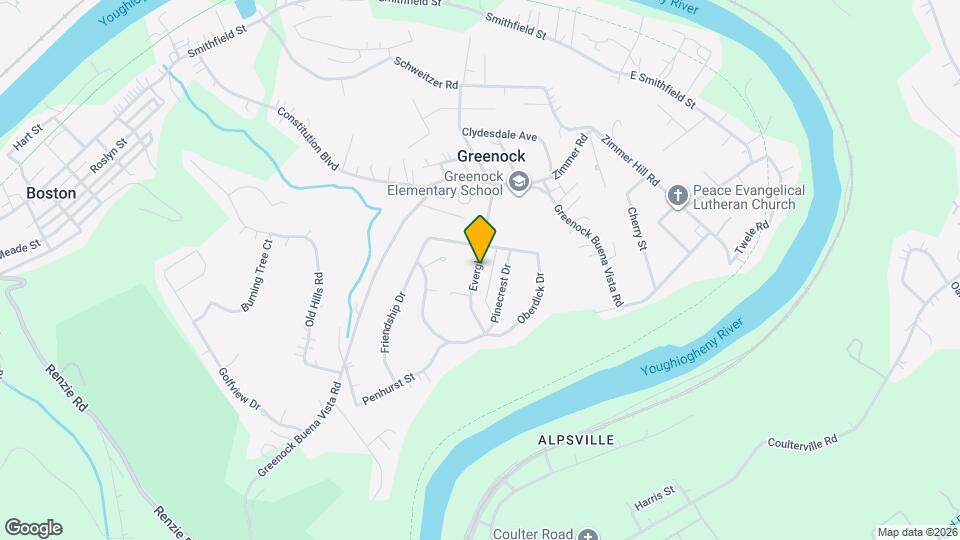 811 Everglade Dr Mapa y Detalles de la Ubicación