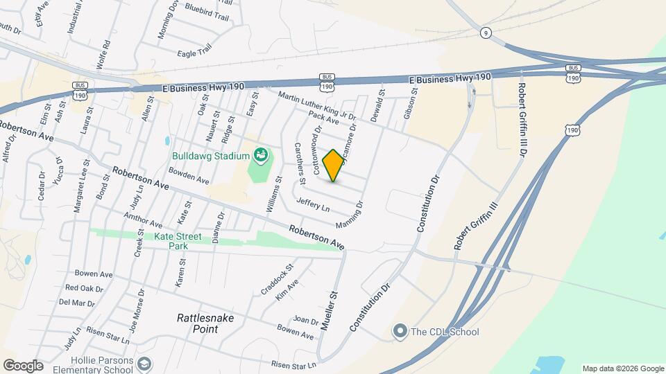 418 Cottonwood Dr Map and Location Details