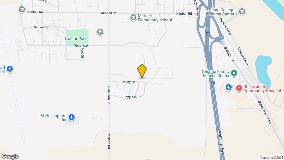 616 Crosby Ln Map and Location Details