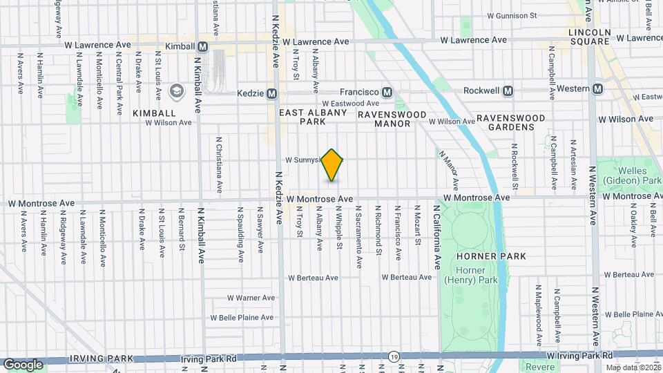 4416 N Whipple St Map and Location Details