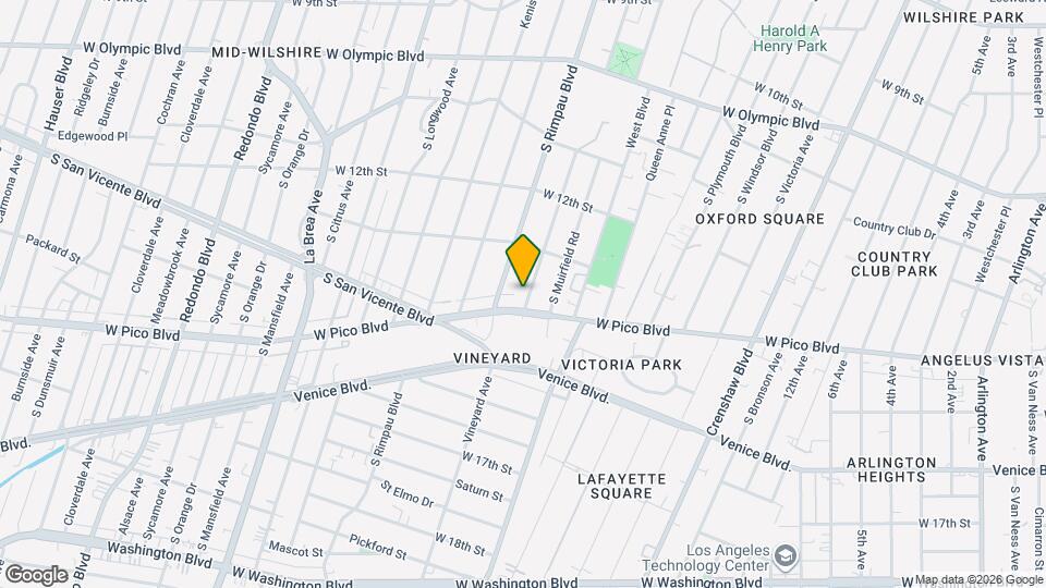 1295 Mullen Ave Map and Location Details