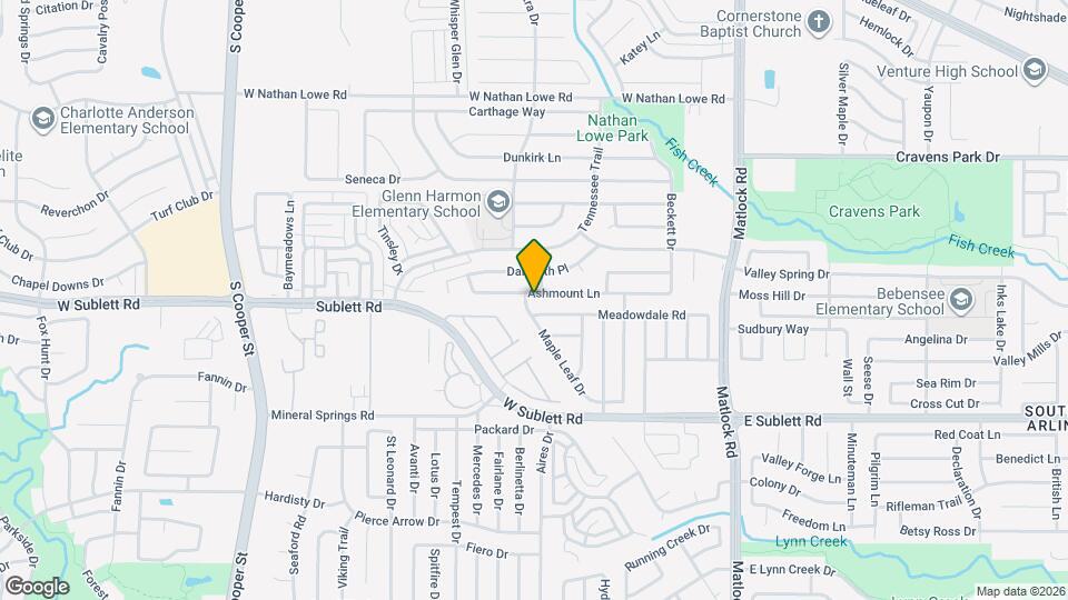 934 Ashmount Ln Map and Location Details
