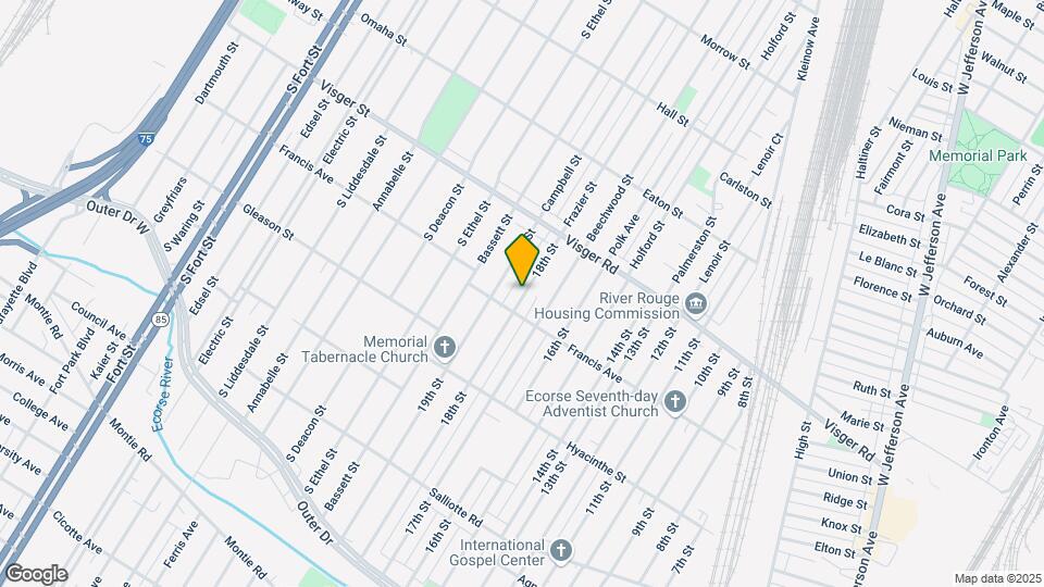 3804 18th St, Unit 2 Map and Location Details