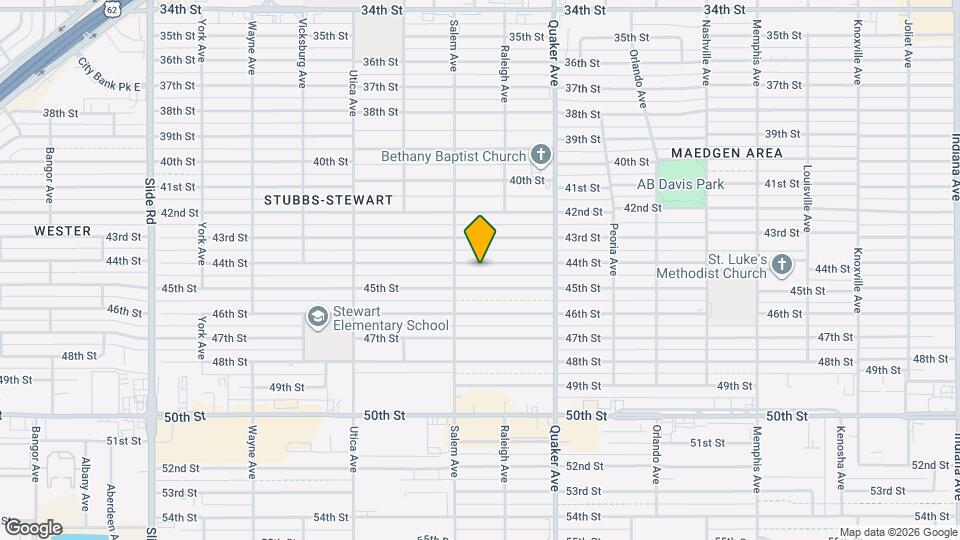4509 44th St Mapa y Detalles de la Ubicación