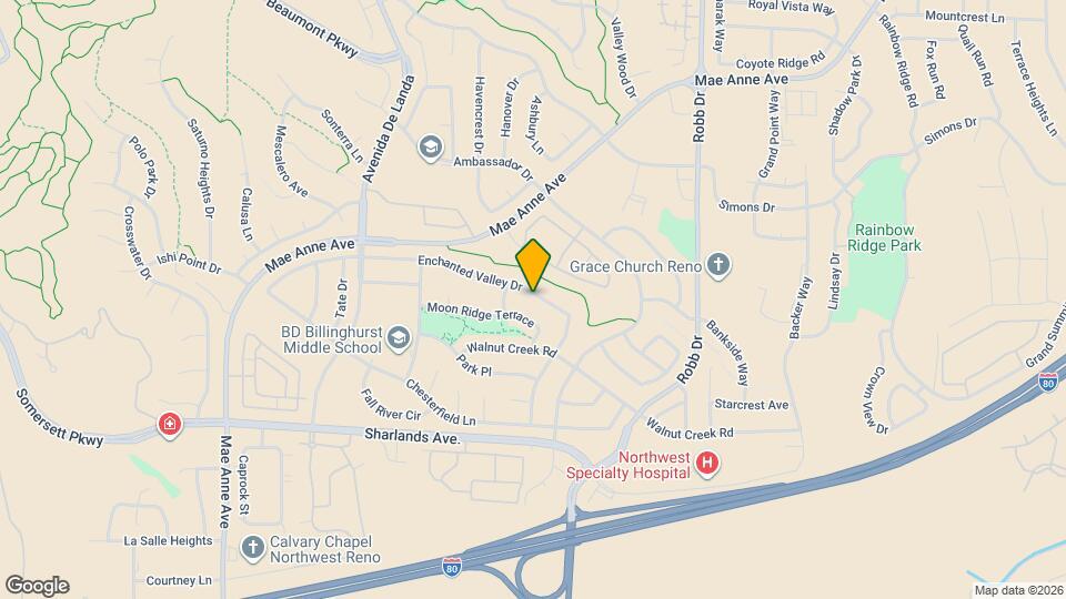 6330 Enchanted Valley Dr Map and Location Details