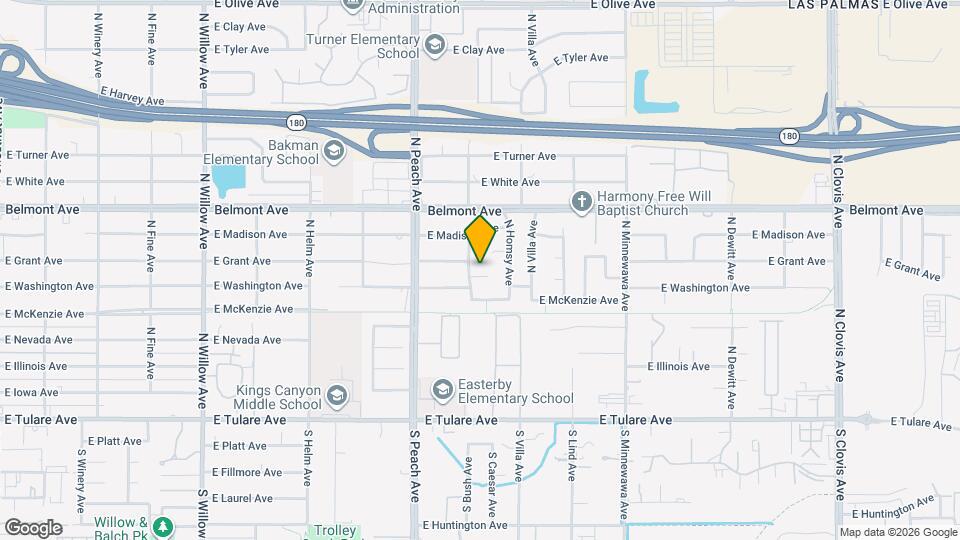 5269 E Washington Ave Map and Location Details