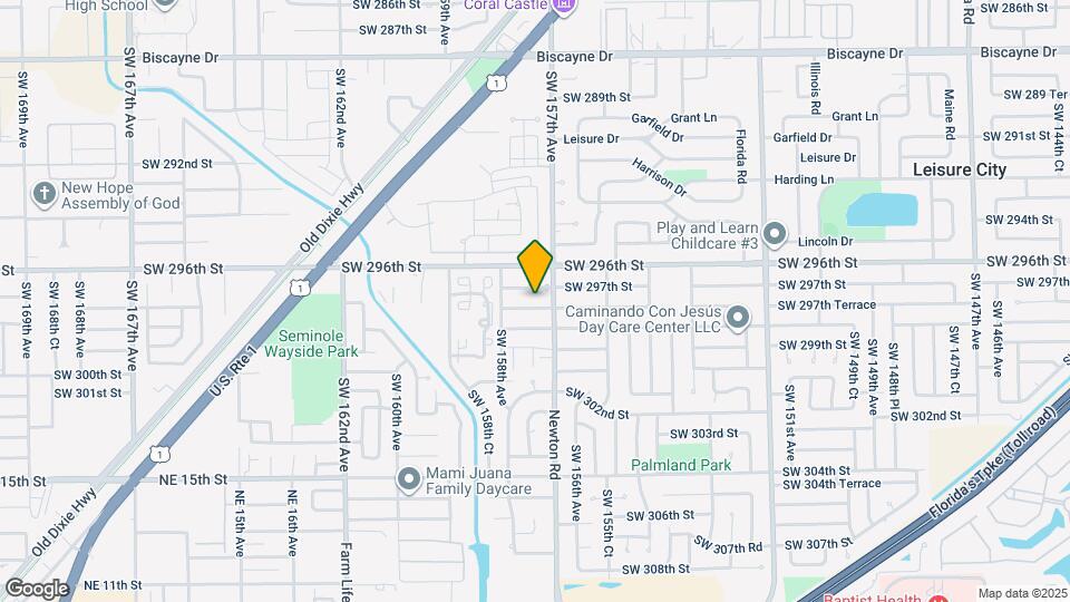 15725 SW 297th Terrace Map and Location Details