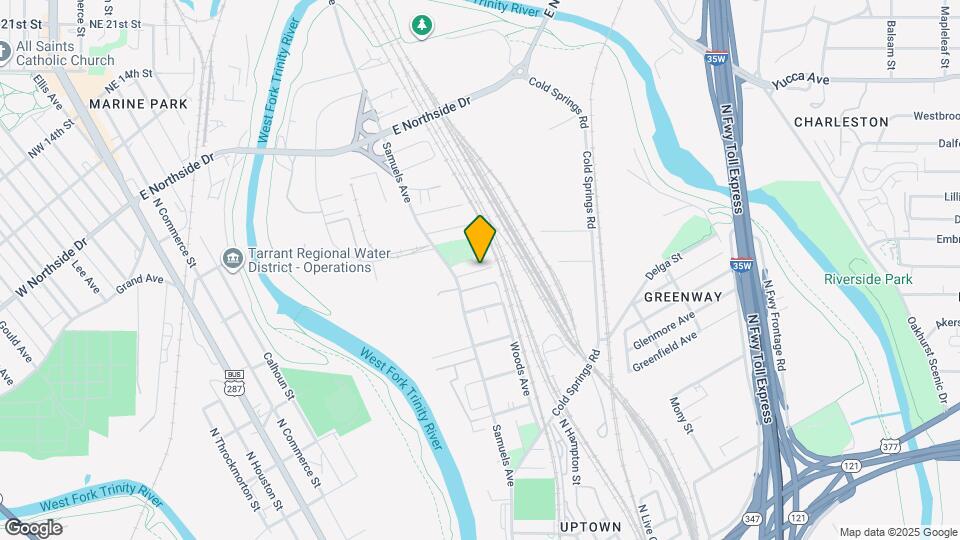 1105 Poindexter St Map and Location Details