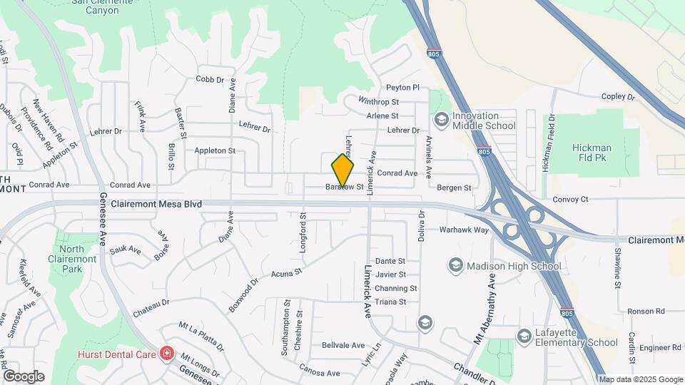 5111 Barstow St Map and Location Details