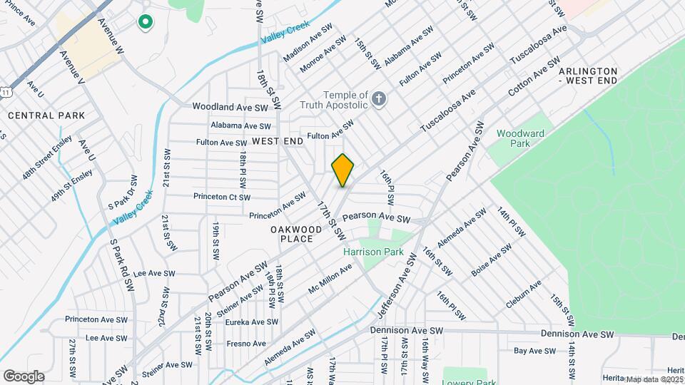 1672 Tuscaloosa Ave Map and Location Details
