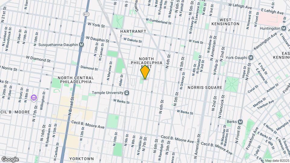 2045 N 8th St, Unit UP Map and Location Details