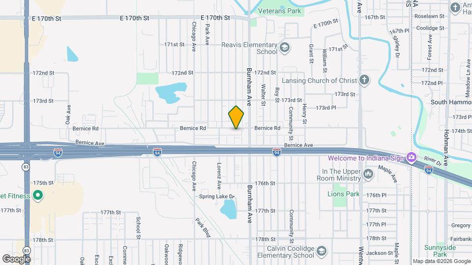 3133 Bernice Rd Map and Location Details