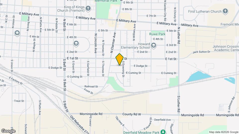 1915 E Dodge St Map and Location Details