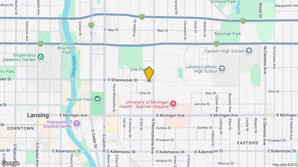 920 E Shiawassee St Mapa y Detalles de la Ubicación