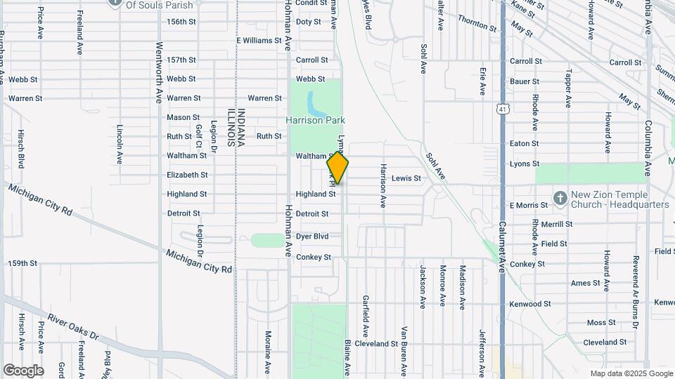 5969 Park Pl Map and Location Details