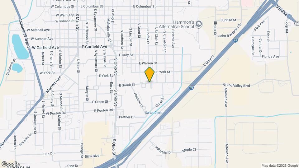 1110 Leota Dr Map and Location Details